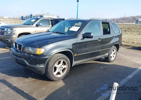2003 BMW X5 3.0I z USA, uszkodzony, nr VIN 5UXFA53533LV99814